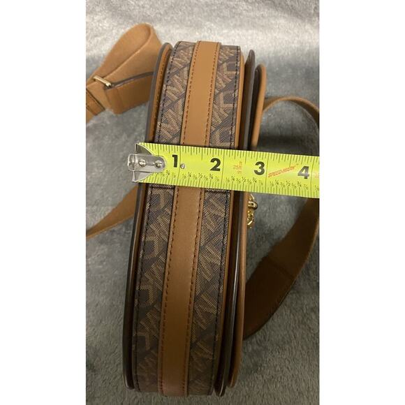 Michael Kors Mila Medium Empire Signature Logo Messenger Bag - Picture 15 of 16